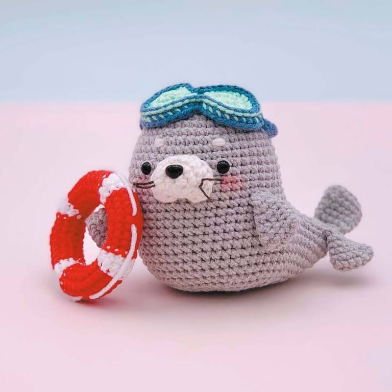 Kit amigurumi foca