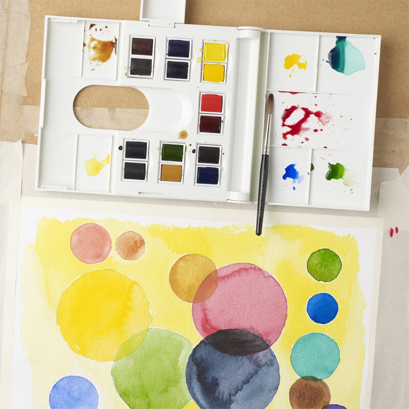 Set 14 godete acuarela Professional Field Winsor & Newton