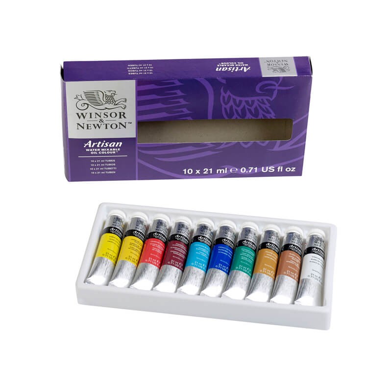 Set 10x21ml culori ulei Artisan Water Mixable Winsor Newton