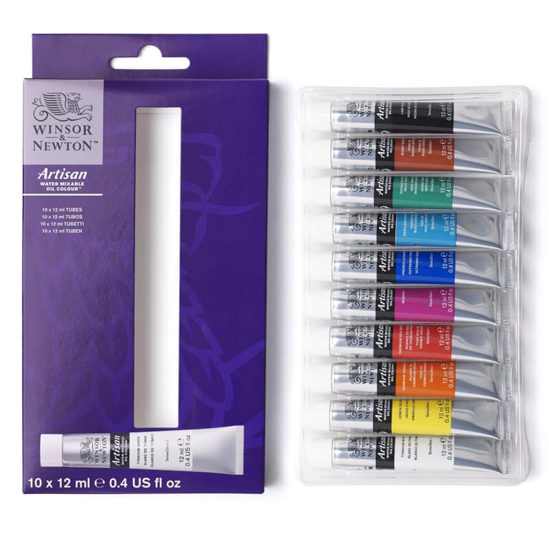 Set 10x12ml culori ulei Artisan Water Mixable Winsor Newton