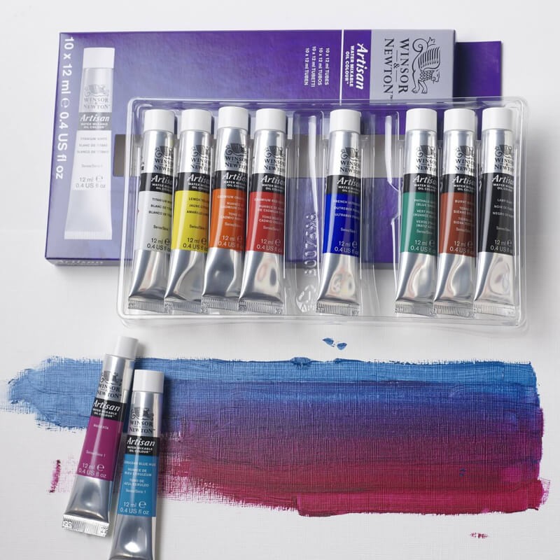 Set 10x12ml culori ulei Artisan Water Mixable Winsor Newton
