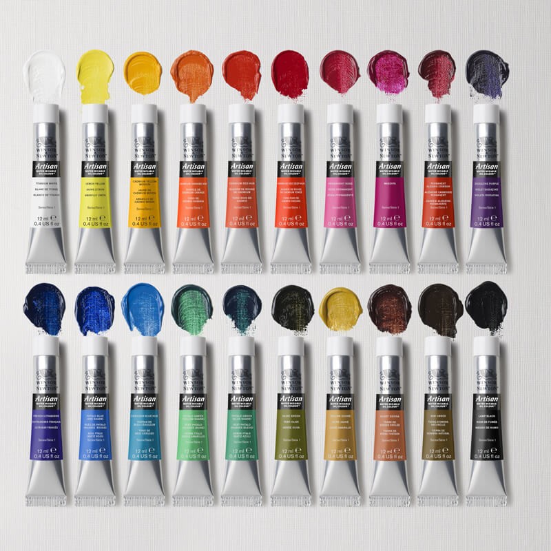 Set 20x12ml culori ulei Artisan Water Mixable Winsor Newton