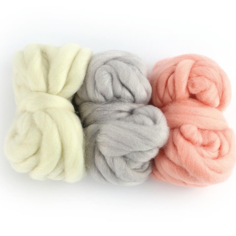 Set 3x5m lana Mix White Graine Creative