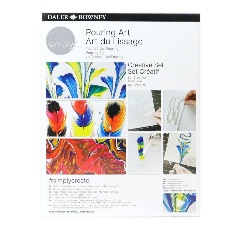 Set Pouring Art Simply Daler Rowney