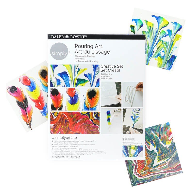 Set Pouring Art Simply Daler Rowney