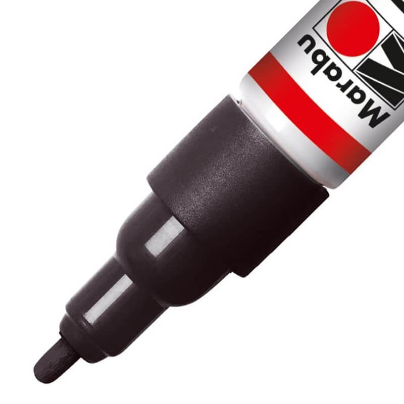 Marker vopsea 1-2mm Porcelain Marabu