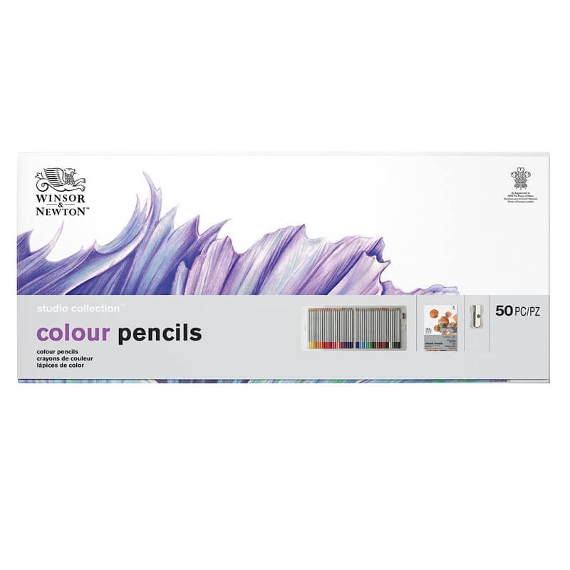 Set 50 creioane Studio Collection Colour Winsor Newton