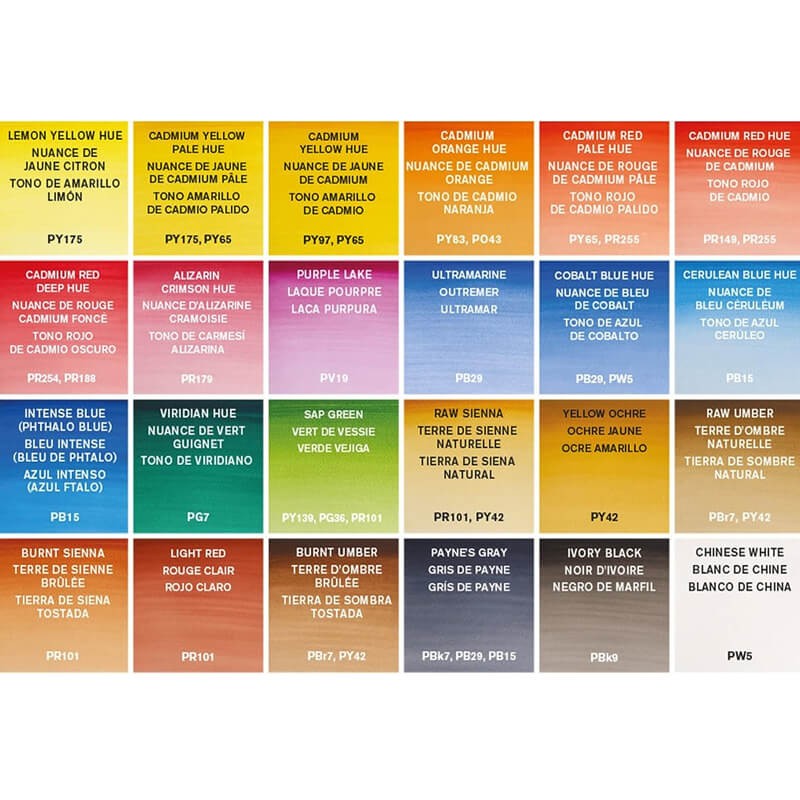 Set 24 culori acuarela Studio Cotman Winsor Newton