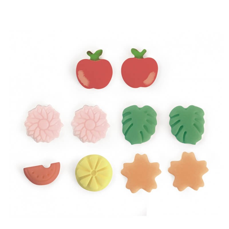 Set 5 matrite silicon Feuille Graine Creative