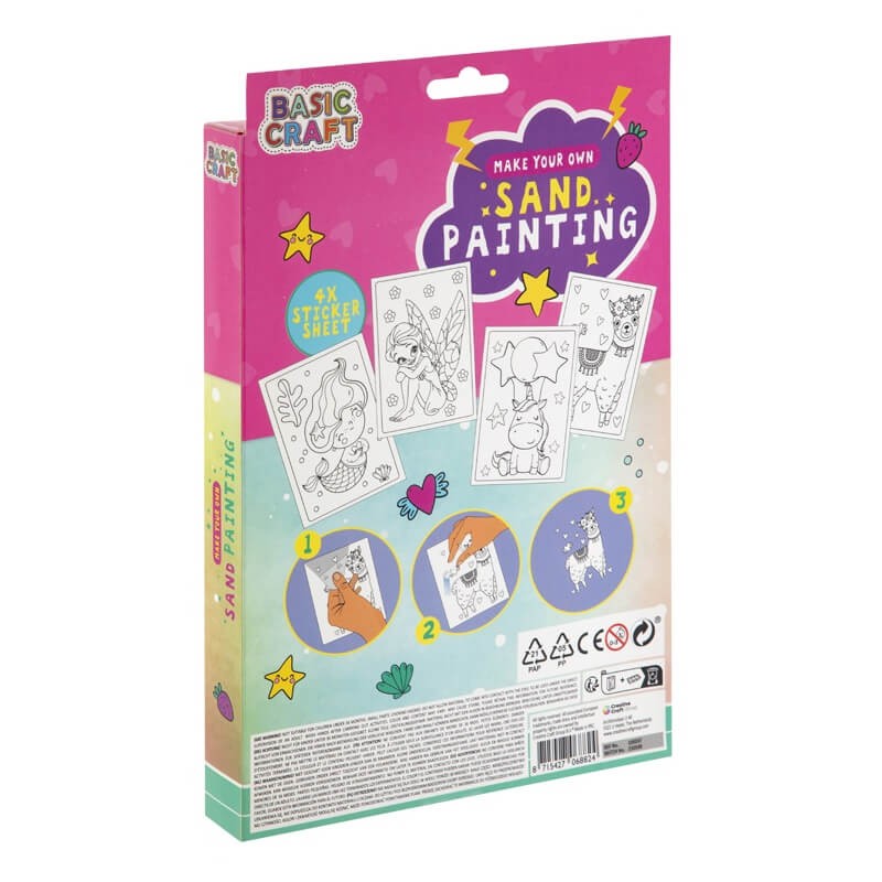 Set sand sticker Lama Grafix