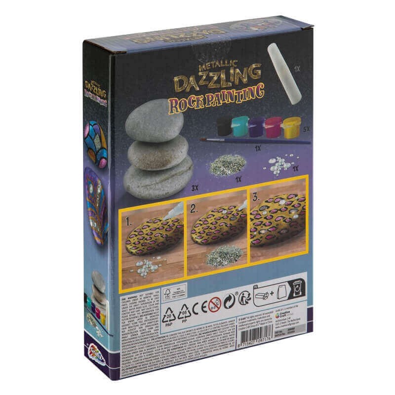 Set pictura pietre Metallic Grafix