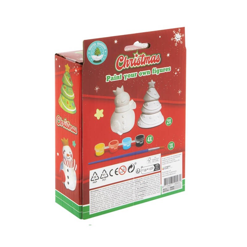 Set 2 ornamente om de zapada ren Grafix
