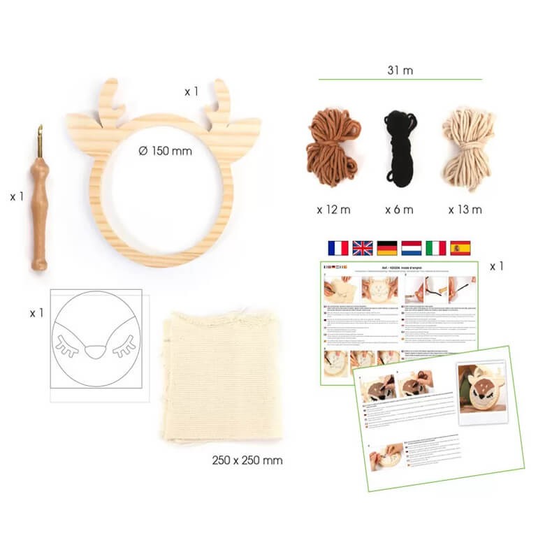 Kit punch needle Caprior Graine Creative