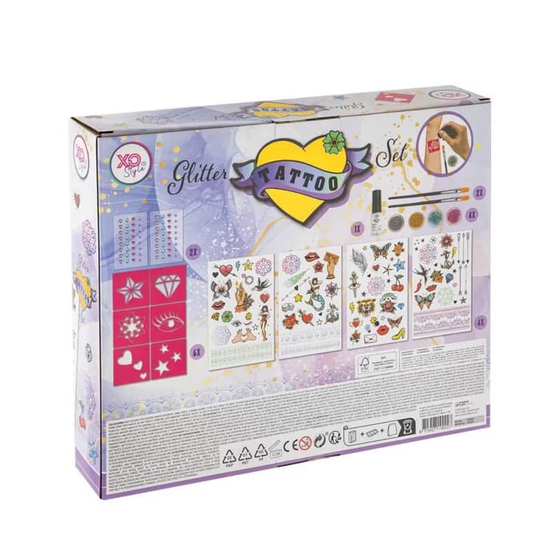 Set tatuaje temporare glitter