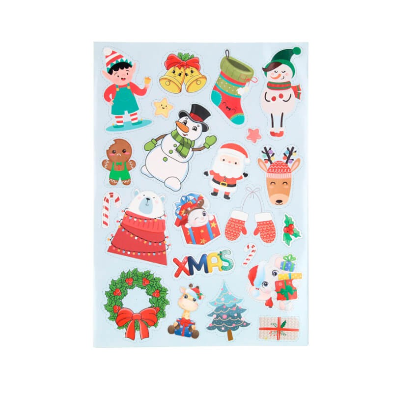 Carte stickere A4 Craciun