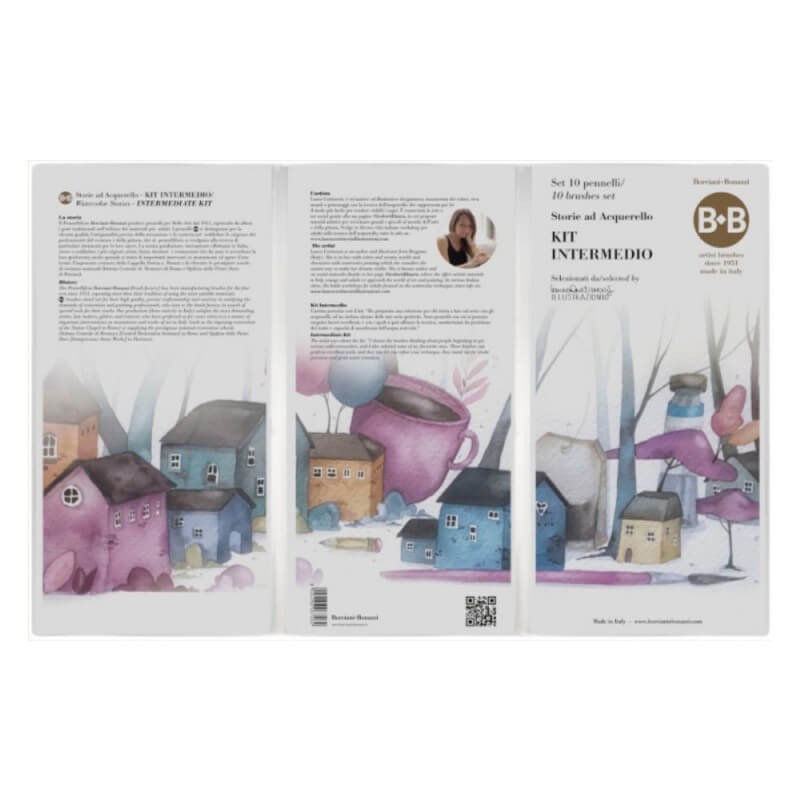 Kit intermediar 10 pensule Laura Cortinovis Borciani Bonazzi