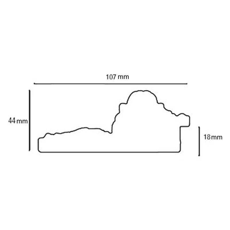 Profil rama lemn 440/4