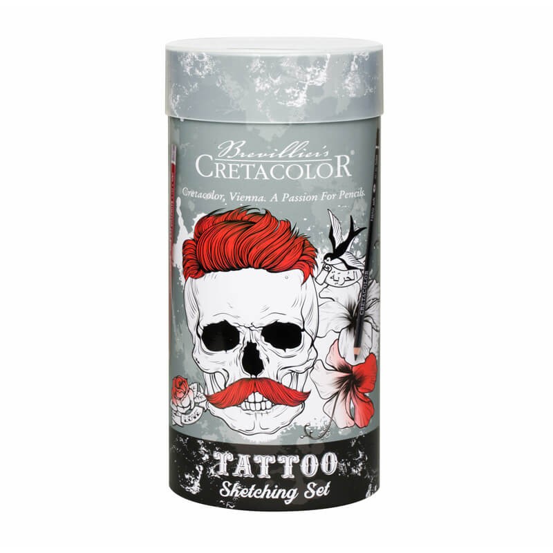 Set tattoo sketching Cretacolor