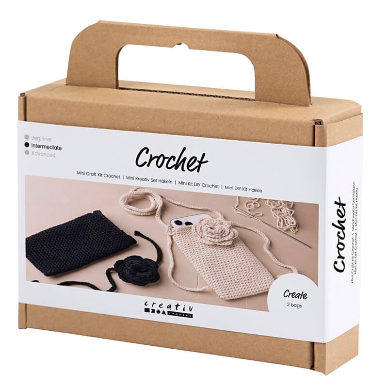 Kit croset husa trandafir