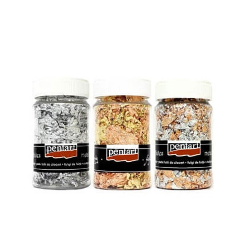 Fulgi foita aur mix11 Pentart 100ml