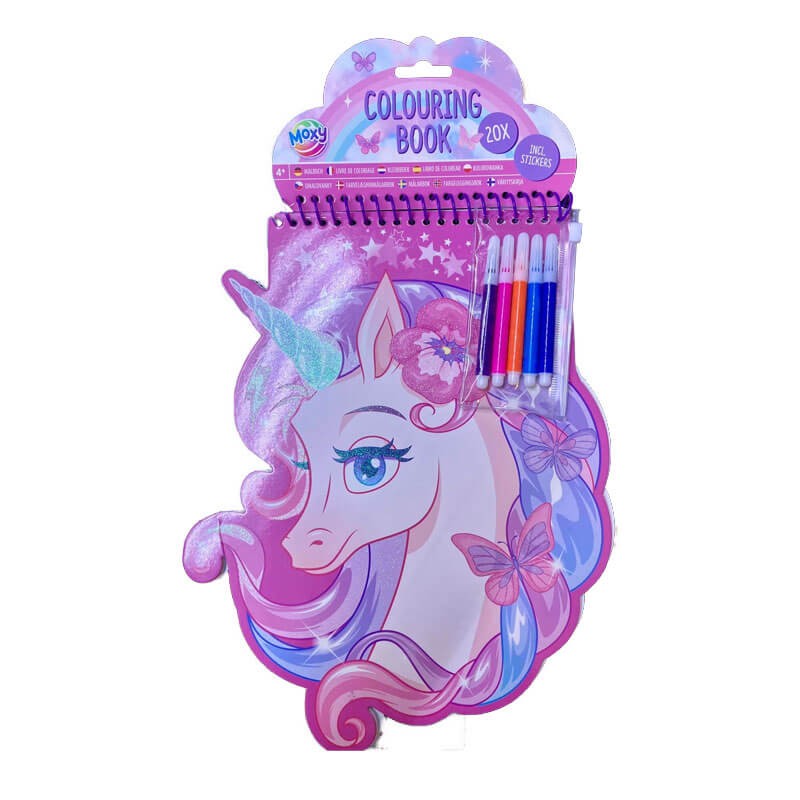 Carte colorat unicorn Grafix