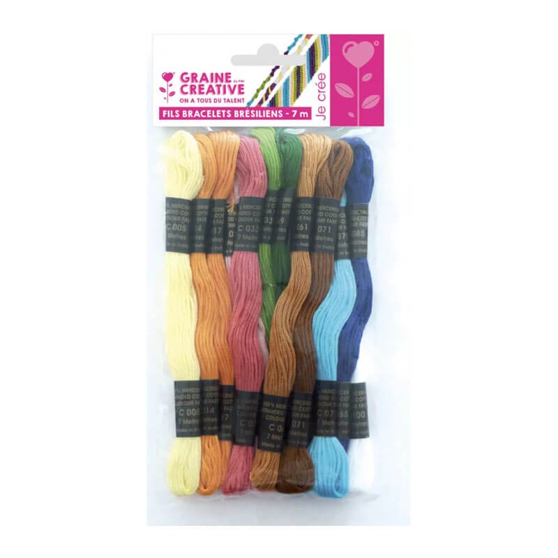 Set 12 bobine 7m Nature Graine Creative