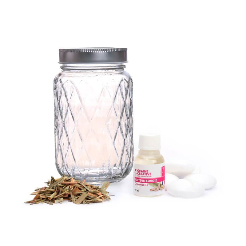 Kit lumanari citronela Graine Creative