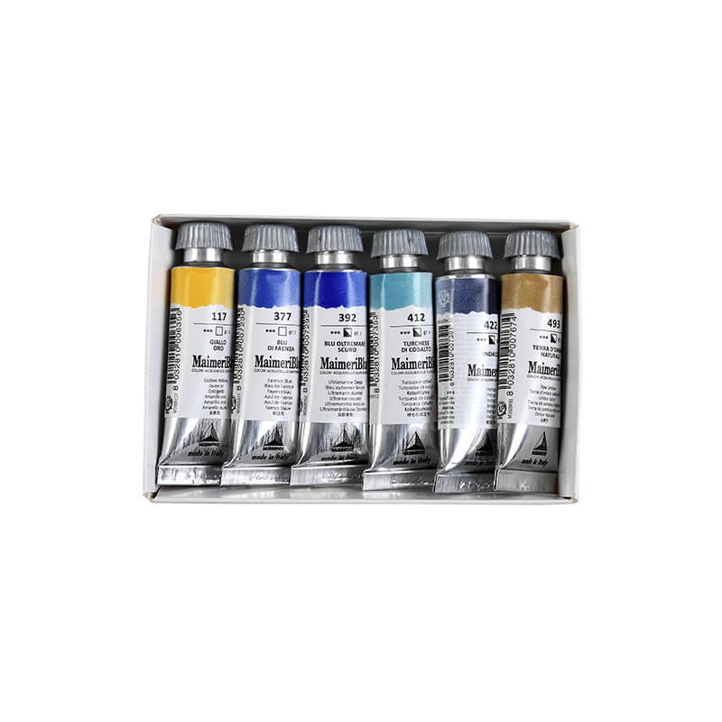 Bluemerle ページ Set acuarela Arctic Maimeri Blu - PictorShop
