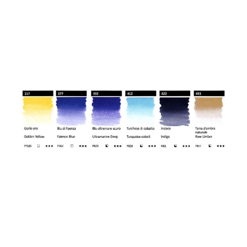 Bluemerle ページ Set acuarela Arctic Maimeri Blu - PictorShop