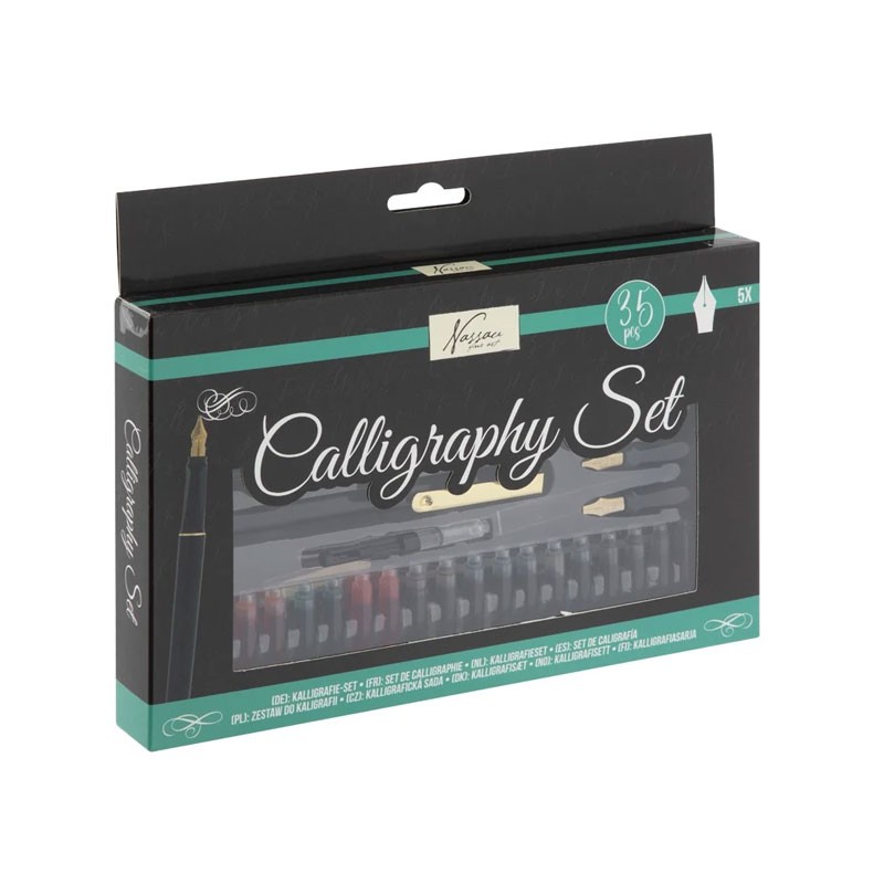 Set caligrafie 35 piese Grafix
