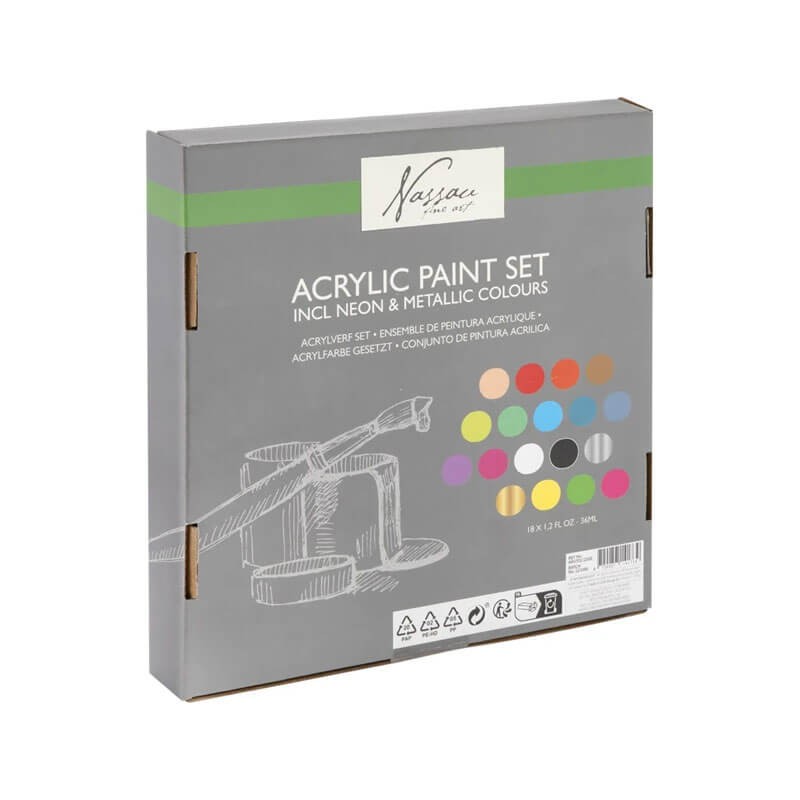 Set culori metalice Grafix