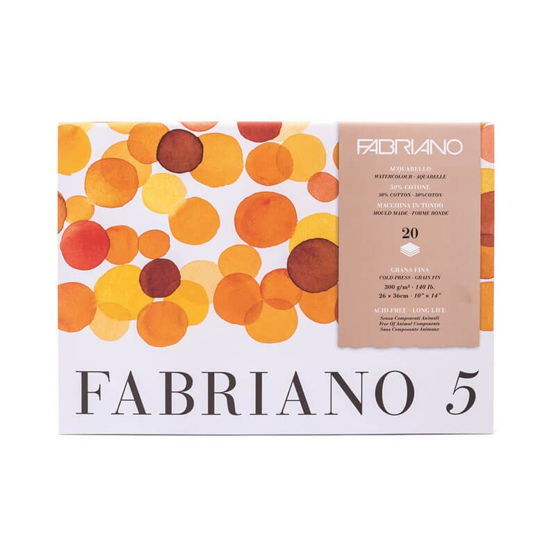 Bloc hartie acuarela Fabriano 5