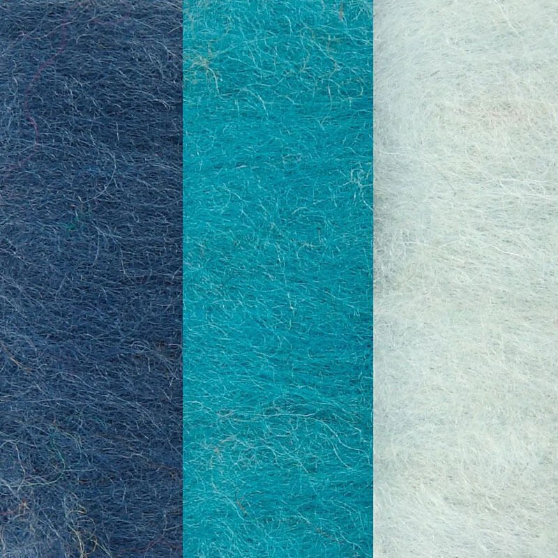 Set lana cardata Blue