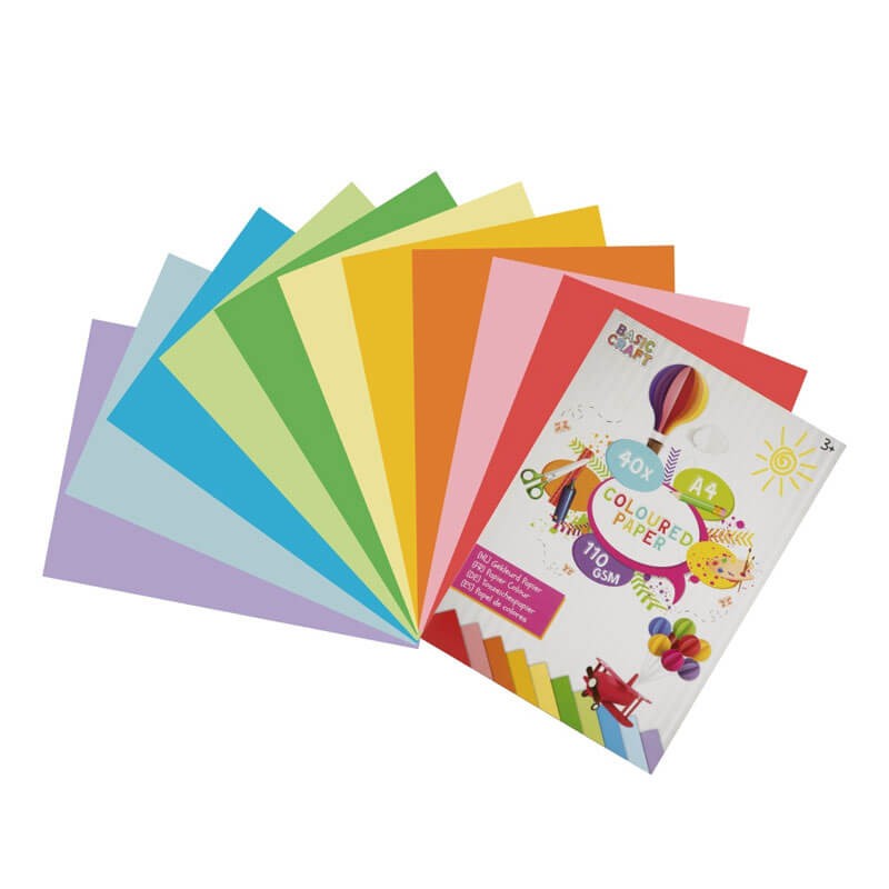 Bloc hartie colorata 40 coli A4