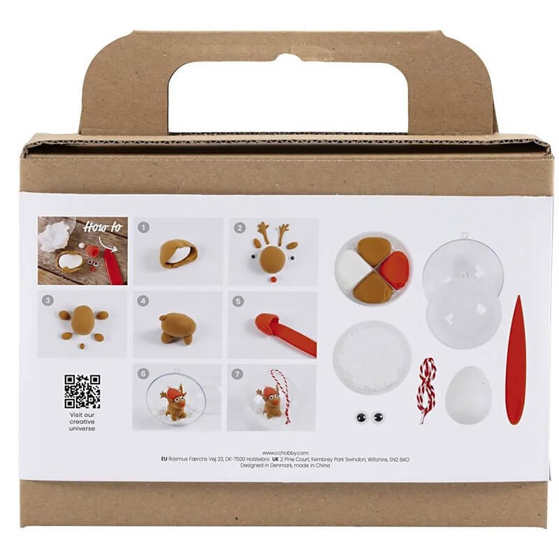 Kit creativ glob modelat renul Rudolph