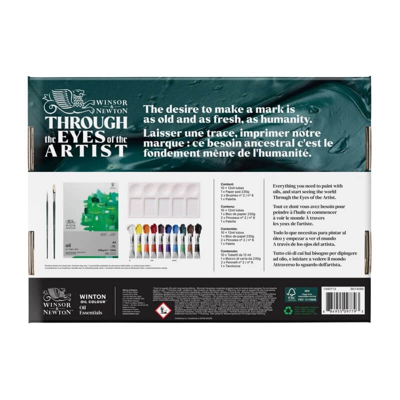 Set 14 culori ulei Essential Winsor & Newton Winton