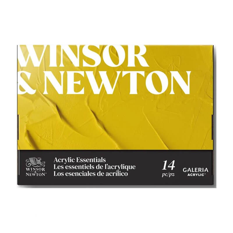 Set 10 culori acrilice Cardboard Winsor & Newton Winton