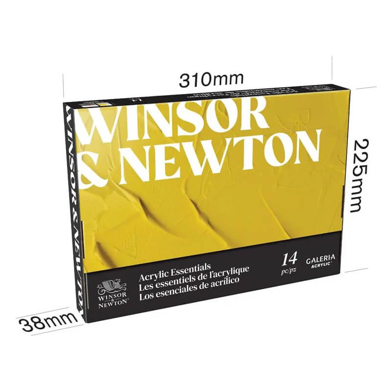 Set 10 culori acrilice Cardboard Winsor & Newton Winton