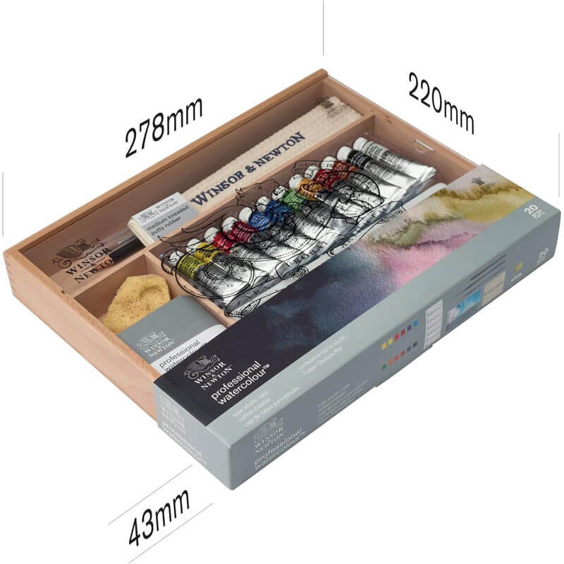 Set culori acuarela Travel Case Professional Watercolour Winsor & Newton