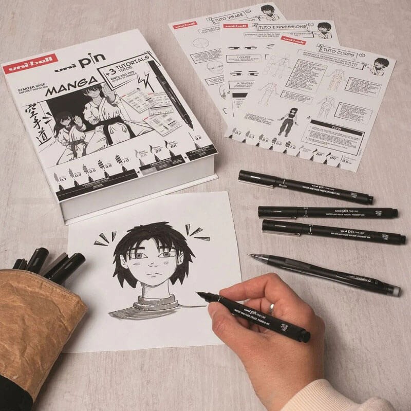 Set linere Manga Starter Case UniBall