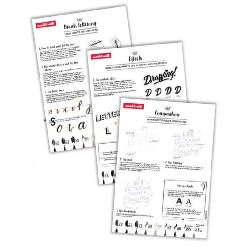 Set UNI PIN Lettering Starter Case