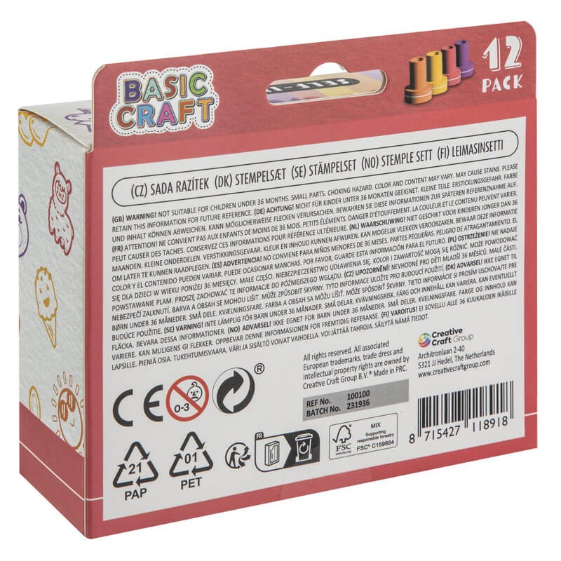 Set 12 stampile Grafix Magic