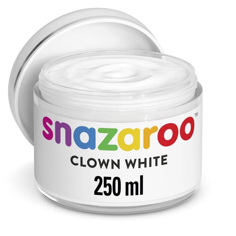 Culoare pictura pe fata White Clown Snazaroo