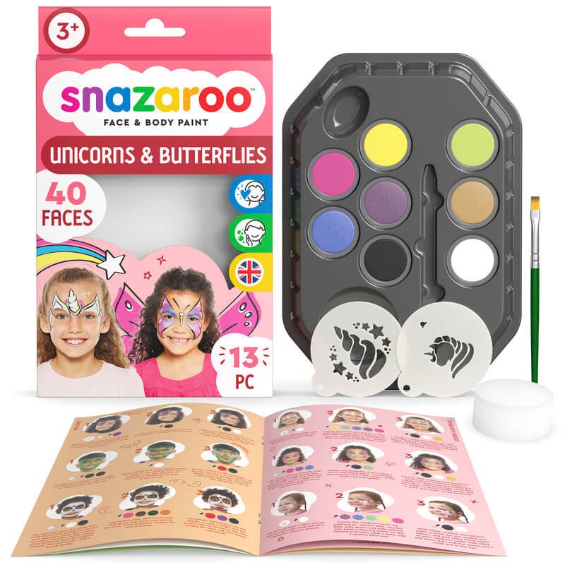 Set pictura pe fata Unicorn Snazaroo