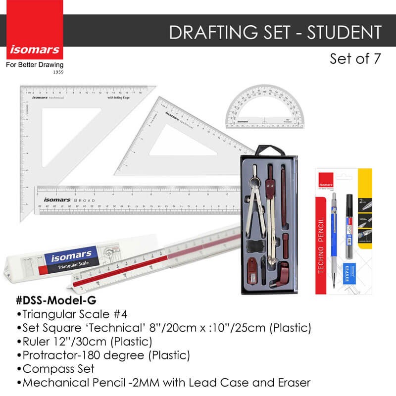 Set desen tehnic student Isomars