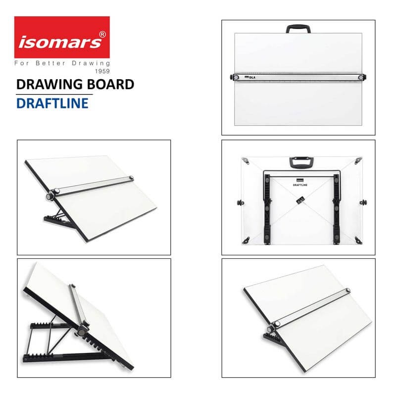 Planseta desen inclinabila Draftline Isomars