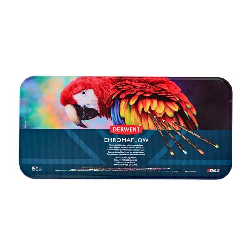 Set 150 creioane colorate Chromaflow Derwent