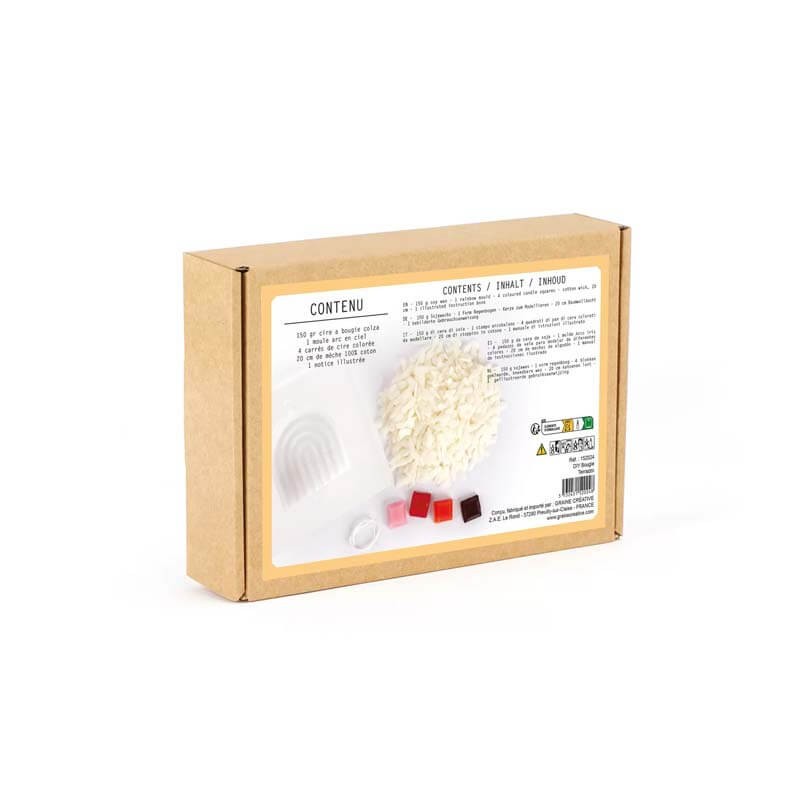 Kit lumanari Terazzo Graine Creative