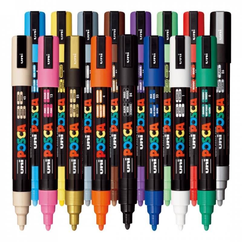 Set 16 markere 5M Posca