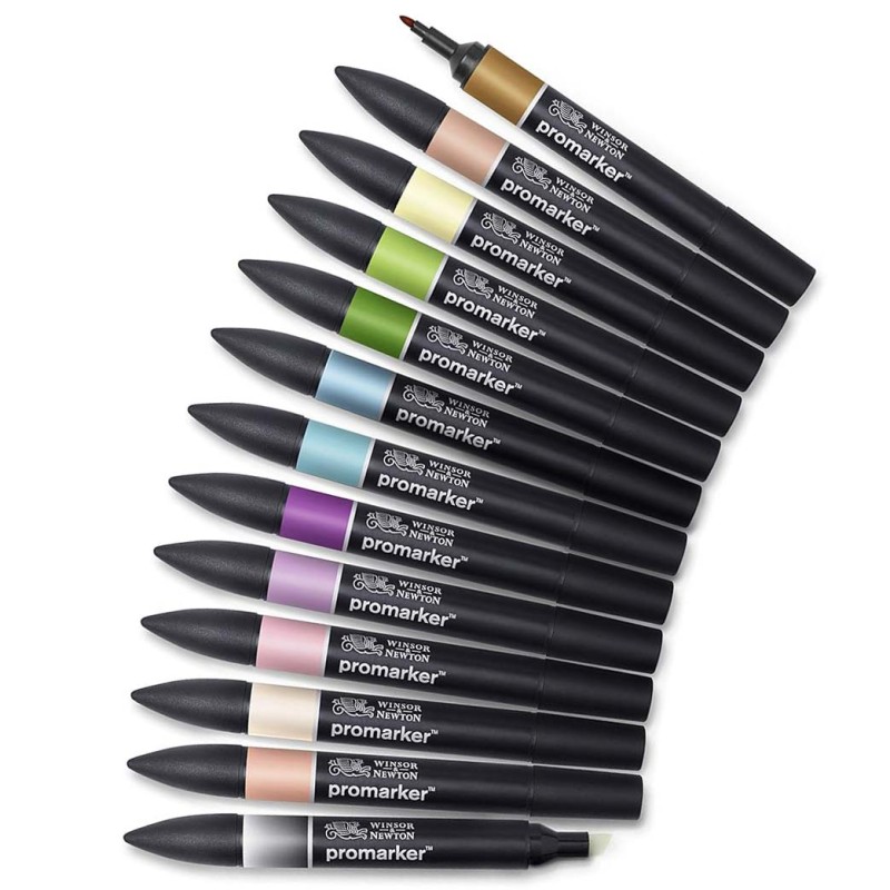 Set 12 Promarker Manga Fantasy Winsor & Newton